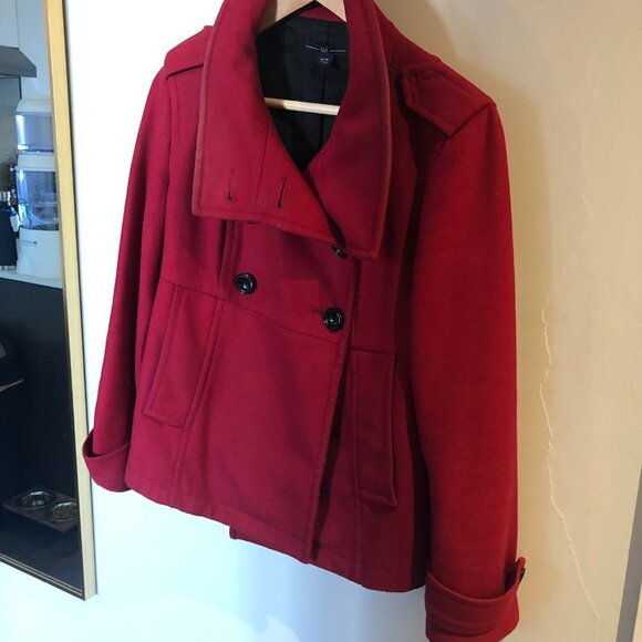 Gap Red Double breasted Jacket  XS - Picture 5 of 7